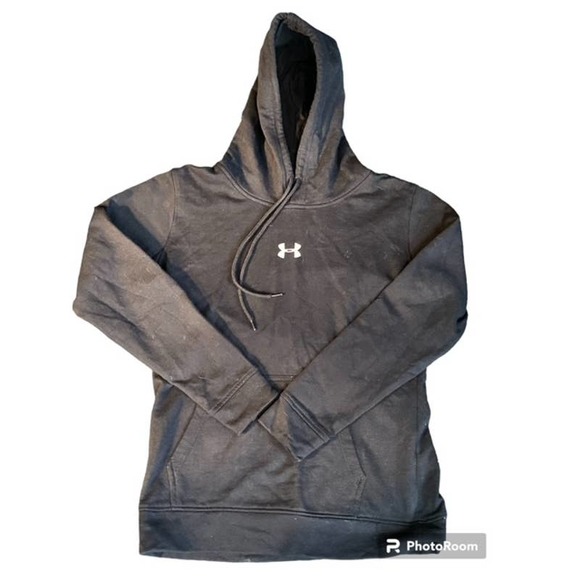 Under Armour Tops - Under Armour Women’s Medium Black Hoodie Pullover Jacket EUC